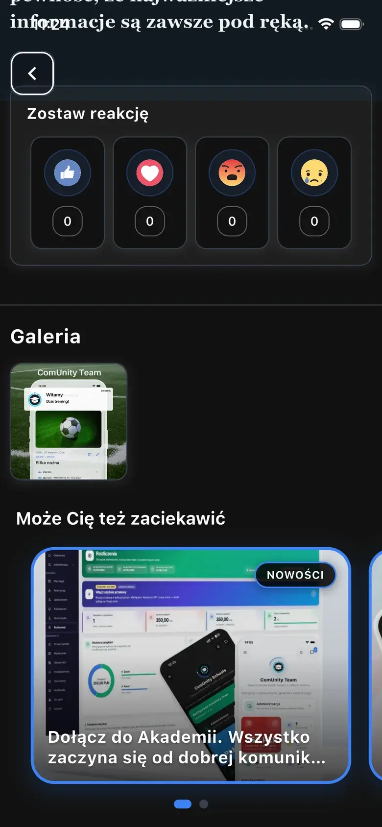 Galeria — Zdjęcia i reakcje