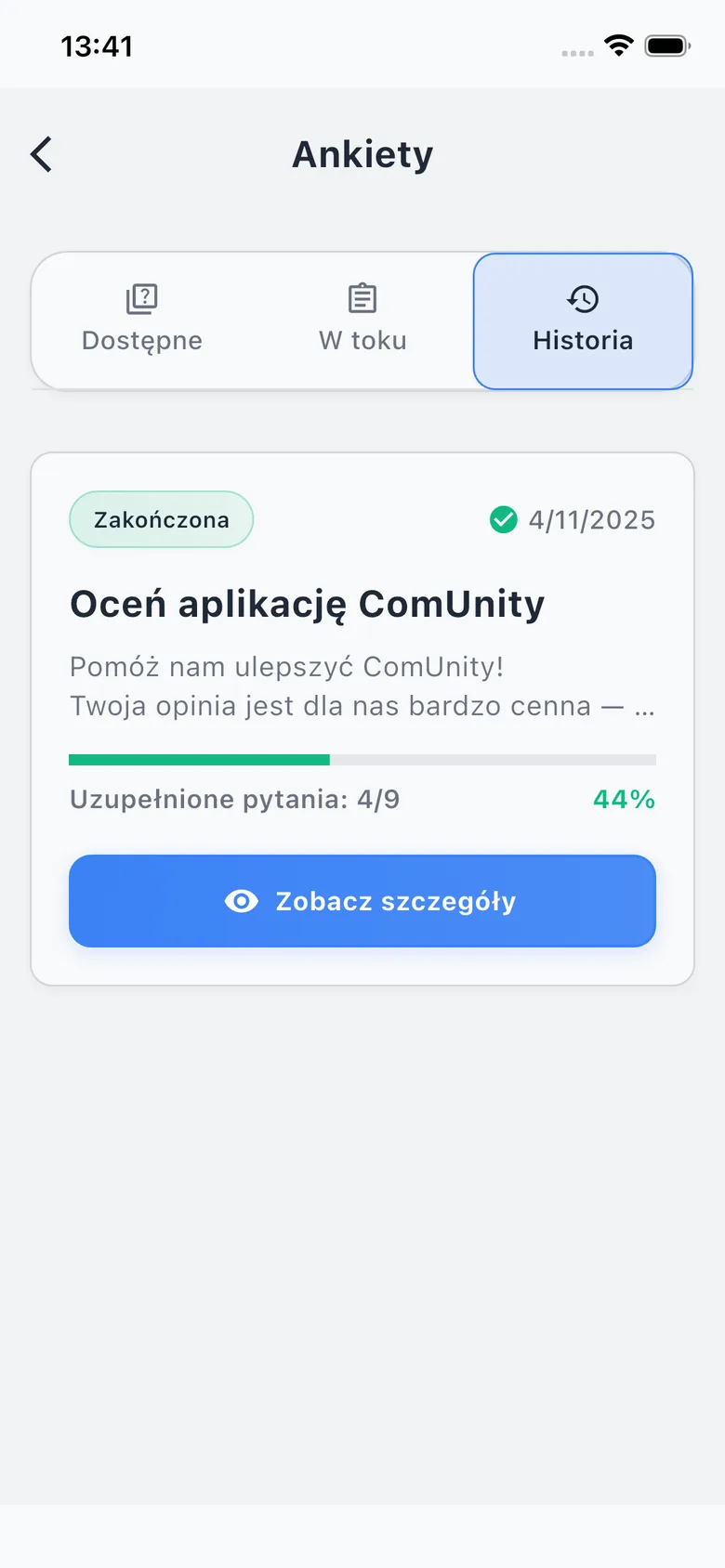 Ankiety — Głos i opinie